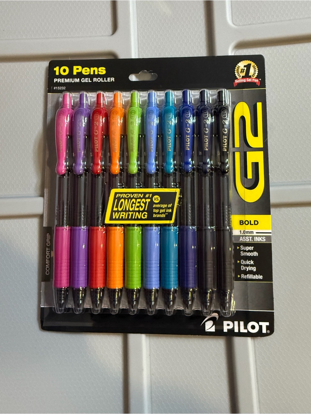 PILOT G2 Bold 10-Pack Gel Pens - Assorted Colors (Multicolor)